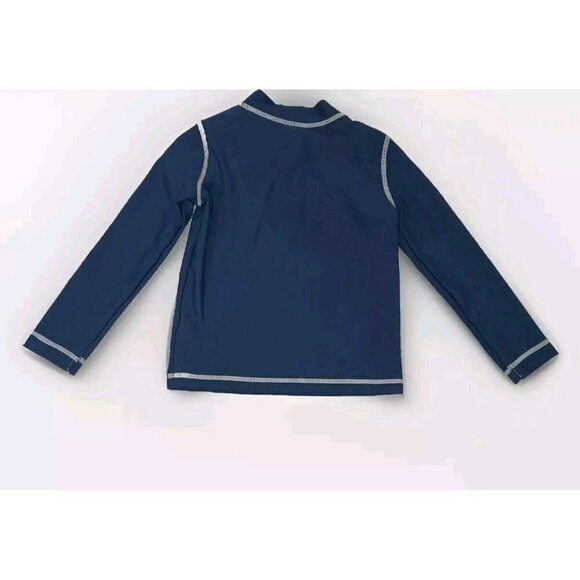 Carter's Expert Swim Club Navy Blue Long Sleeve Toddler Boy Rash Guard 3T - Picture 2 of 7